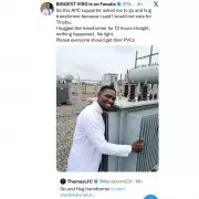 Nigerian man claims hugging transformer for 12 hours failed to produce electricity
