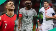 Osimhen, Lookman Lead Super Eagles Squad to Face Ronaldo and Lewandowski