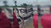 Police escort officer burnt alive in Ogun expressway auto crash