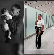 Toke Makinwa Flies Housekeeper to London in Upper Class