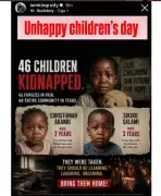 Toke Makinwa, Rudeboy, Ruth Kadiri Mark Unhappy Children's Day Over Abducted Oyo Kids
