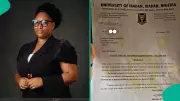 UI Law Graduate with Second Class Upper Displays Statement of Result