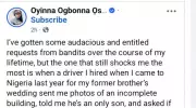 US-based Nigerian woman recalls driver's audacious request for house funds