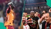 Victor Osimhen Emotional After Helping Galatasaray Win Fourth Straight Turkish Title