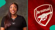 Woman Dumps Office Dress Code to Celebrate Arsenal's Premier League Win