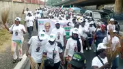 Youths APC Faithfuls Hold Solidarity Walk for Tinubu Yishawu