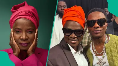 Angelique Kidjo Gushes After Meeting Wizkid for First Time at Paris Fashion Week