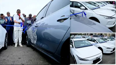 Cross River Governor Unveils 100 Electric Vehicles for Democracy Day