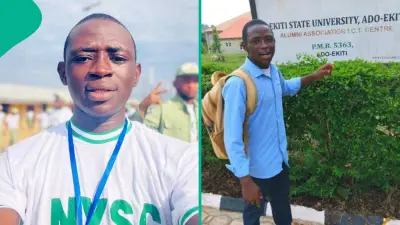EKSU First Class Graduate Who Wore Bathroom Slippers to Matriculation Begins NYSC