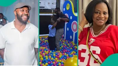 Femi Adebayo's Heartwarming Video with Estranged Wife's Son Sparks Reactions