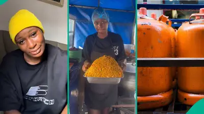 Lagos Food Vendor Laments High Cooking Gas Price, Says 1kg Now N2,500