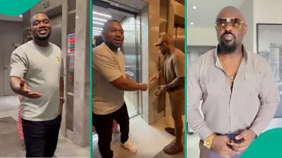 MC Mbakara Criticises Jim Iyke Over Elevator Encounter, Video Goes Viral