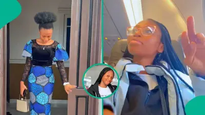 Nigerian Lady Relocating to Canada Trends on TikTok After Packing Unusual Foodstuffs, Skincare Items