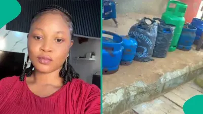 Nigerian Lady Shocked as Cooking Gas Hits N2100 per kg in Viral Video