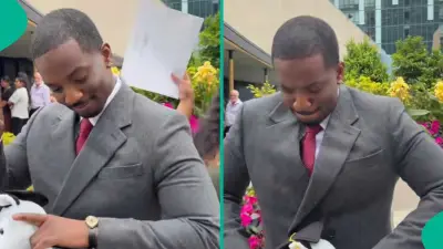 Nigerian Man Overseas Bags New Degree, Celebrates Joyously on TikTok