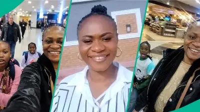Nigerian Mother Escapes Xenophobia in South Africa, Returns Home with Kids