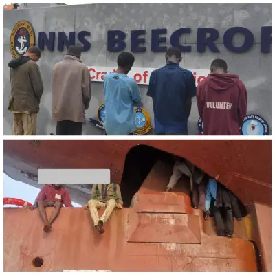 Nigerian Navy intercepts five stowaways on India-bound ship