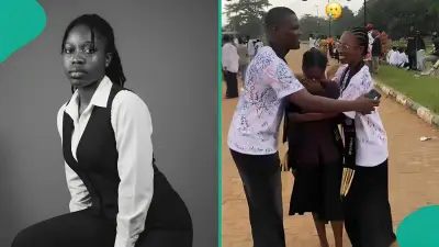 Nigerian Student Cries as Friends Graduate Ahead of Her, Clarifies She Didn't Fail