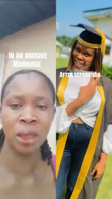 Nigerian Woman Shares Sister's Transformation After Leaving Abusive Marriage