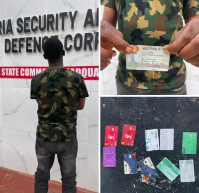NSCDC Arrests Fake Soldier for PoS Fraud in Kwara State