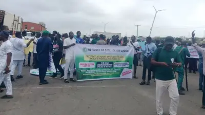 Osun Polls: CSOs, NANS Protest, Demand Removal of Police Commissioner