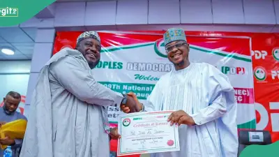 PDP Presents Certificate of Return to Pantami as Gombe Governorship Candidate