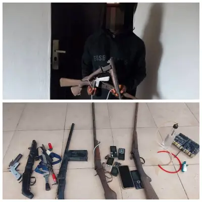 Rivers Police Arrest Notorious Armed Robber, Recover Firearms
