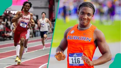 Samuel Ogazi runs historic 43.38s, Kanyinsola Ajayi wins NCAA 100m