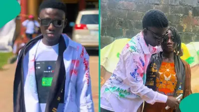 UI Law Graduate Told He Wouldn't Graduate Celebrates with Mother