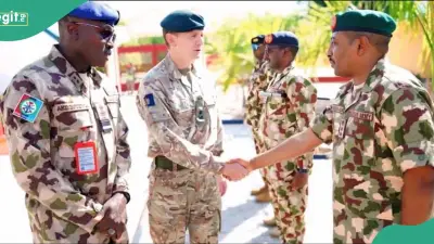 UK Military Chief Sir Charlie Collins Arrives in Maiduguri for Defence Talks