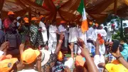 ADC presents flag to Ekiti governorship candidate Bejide ahead of Saturday election