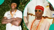 Asake Rushes to Greet Wizkid at Paris Fashion Week, Video Trends Online