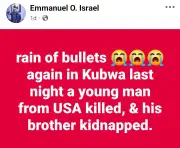 Bandits Kill Man, Abduct Brother in Abuja's Kubwa Area