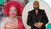 Davido's Aunt Sparks Buzz After Fans Encounter in Ajegunle