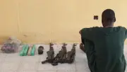 DSS Arrests Arms Courier, Recovers AK-47 Rifles and RPG Tubes in Kano
