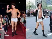 Eric André Strips to Underwear at 'Little Brother' Premiere in NYC Stunt