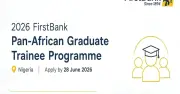 FirstBank Opens Applications for 2026 Pan-African Graduate Trainee Programme