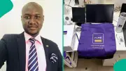 Former FCMB Banker Returns After 7 Years, Shows Welcome Pack