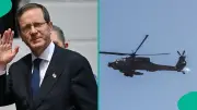 Israeli Air Force Helicopter Carrying President Herzog Makes Emergency Landing After Bird Strike