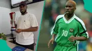 Jay-Jay Okocha Receives Special 1998 World Cup Man of the Match Award for Nigeria vs Spain