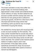 Kogi Imam shares how kidnappers tried to trick shoe vendor into collecting ransom