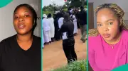 Lady Shares Heartbreaking Experience at Monique Pearls' Burial in Viral Video