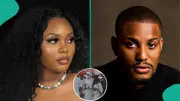 Lady Spots Strange Detail About Late Alexx Ekubo's Wife's Stomach