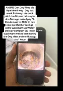 Man Returns to Airbnb to Scrub Burnt Jollof Pot After ₦300,000 Fine