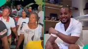 Netizens React as Villagers Welcome Alexx Ekubo's Coffin in Video
