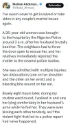 Nigerian Doctor Shocked as Battered Woman Kisses Abusive Husband in Hospital