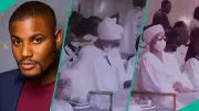 Nollywood Star Alexx Ekubo's Widow Breaks Down at Service of Songs