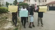 Nsukka Youths Protest at NDC HQ for Transparent Candidate Selection