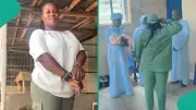 NYSC Corp Member Honors Father in Church After Passing Out