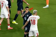 Paraguay's Almiron becomes first player sent off under new FIFA mouth-covering rule